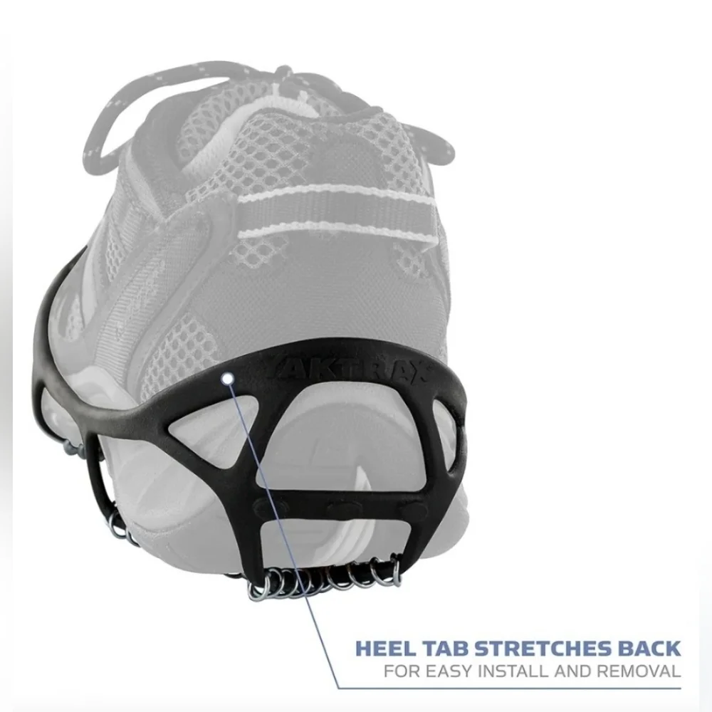 Yaktrax Unisex Walk Traction Cleats Snow Ice Grips Shoe Chains Black Size M - Picture 3 of 13